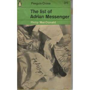    The List of Adrian Messenger. Penguin Fiction No 1948 Books