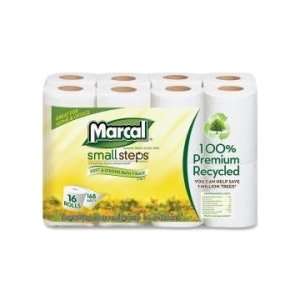  Marcal Small Steps Recycled Premium Bath Tissue   White 