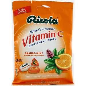  Vitamin C Drop Orange Mint   24   Lozenge Health 