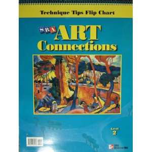  SRA Art Connections Technique Tips Flip Chart, Grade 2 