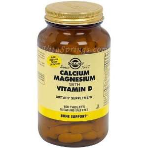  Calcium Magnesium w/ Vitamin D 150 Tabs 3 Pack: Health 