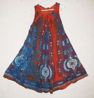  Hippie Boho Tie Dye Dashiki Circle Dress 212363 All Colors  