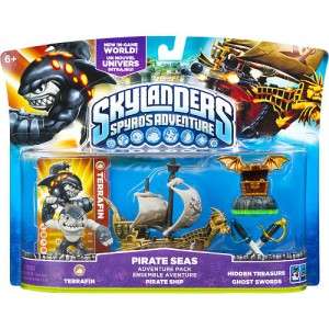 Skylanders Spyros Adventure Pack   Pirate Seas  Terrafin  4 Pack 