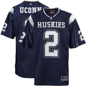 Connecticut Huskies (UConn) Youth #2 Navy Blue Rivalry Football Jersey 