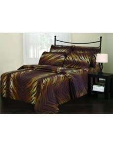 FULL Size tiger sheets set 4 pillow cases  