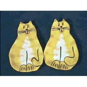  Yellow Cat Tea Bag Holder