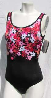 NEW $72 SPEEDO BUST SUPPORT FLORAL SWIMSUIT size 6 8 12  