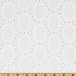  58 Wide Alix Eyelet White Fabric By The Yard Arts 
