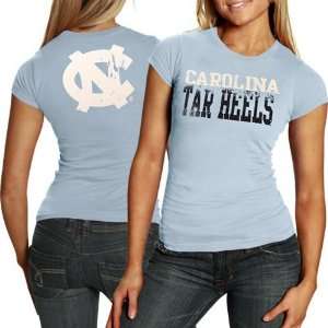   Heels (UNC) Ladies Carolina Blue Literality T shirt: Sports & Outdoors