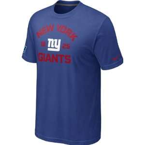  New York Giants Blue Nike Arch T Shirt