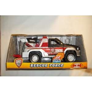 Tonka Red Rescue Force tow Truck   Towing Rescue Force truck   tow 