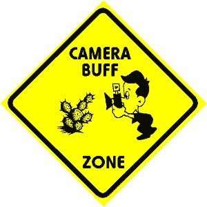  CAMERA BUFF ZONE CROSSING sign * travel: Home & Kitchen