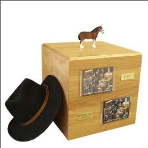  Full Size CLYDESDALE   HORSE CREMATION URN