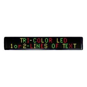   Programmable Tri Color LED Sign Display 6 x 60