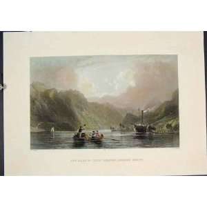  Head Loch Lomond South Scotland Colour Antique Print