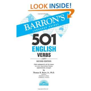  501 English Verbs with CD ROM (Barrons Language Guides 