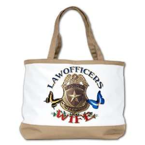 Shoulder Bag Purse (2 Sided) Tan Law Officers Police Officers Wife 
