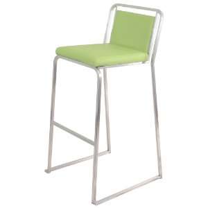  Set of Two Cascade Bar Stools in Green