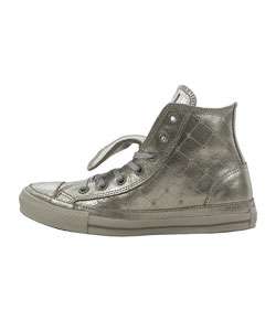 Converse Chuck Taylor Silver Hi top Shoes  Overstock