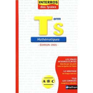    Mathématiques Tle S (9782091844978) Marc Tenti B Bourgeois Books