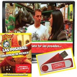  Las Posadas Christmas in Mexico Video on Flash Drive 