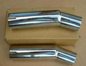 TRIUMPH BONNEVILLE T100 EXHAUST PIPE SILENCER ADAPTERS  