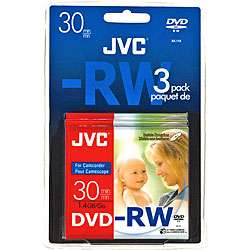   8cm Rewritable Mini DVD RW for Camcorders (Pack of 3)  