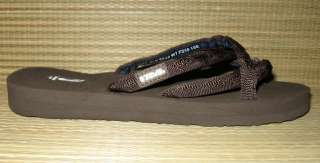 NEW Teva Olowahu Brown Mush Flip Flops Sandals WOMENS 7  