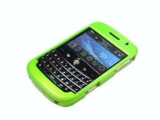 FOR BLACKBERRY BOLD 9000 ONLY PHONE LIME GREEN HARD SNAP ON COVER CASE 