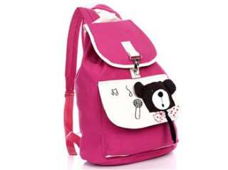 New Girls Canvas Backpacks Handbag Bags Purse EFB22  