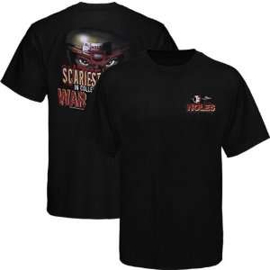 Florida State Seminoles (FSU) Black Scariest Words in Football T shirt
