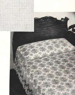 Vintage Needlework Crochet Bedspread Pattern Book 1920  