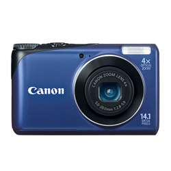 Canon PowerShot A2200 14.1MP Blue Digital Camera  