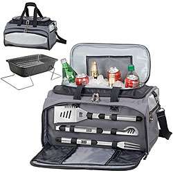 Picnic Time Buccaneer Grill, BBQ Tools and Grill Tote  Overstock