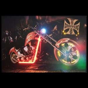  WEST COAST CHOPPERS BIKE NEON/LED PICTURE
