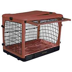 PetGear Colored Steel Crate with Bolster Pad  