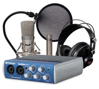   AudioBox 22VSL USB Interface w/ CAD Microphones and Headphones NEW