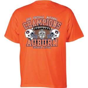  Auburn Tigers Orange 2010 BCS National Champions T Shirt 