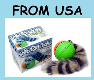 Alive? Wacky Crazy Weasel Weazel Ball Pet Cat Dog Toy  