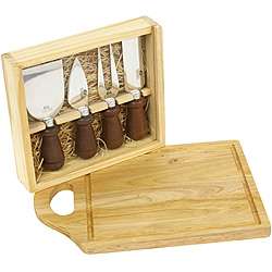 Chicago Cutlery 6 piece Cheese Knife Set with Case  