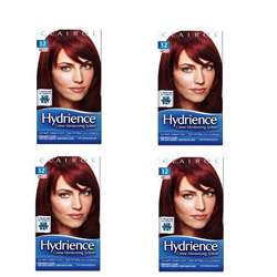 Clairol Hydrience #32 Hibiscus, Dark Red Hair Color (Pack of 4 