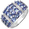 99 sterling silver tanzanite cluster ring 1 4 5ct tgw today $ 65 99