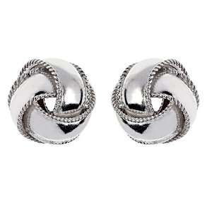   Love Knot Earrings 12.5mm LIFETIME WARRANTY: Finejewelers: Jewelry