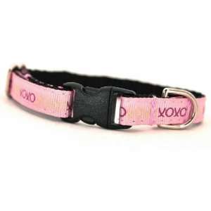  XOXO Pink Cat Collar Large 7 12, 3/8 wide