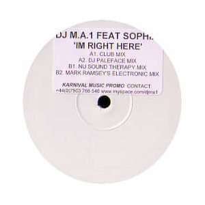  DJ MA1 FEAT. SOPHIA / IM RIGHT HERE (PALEFACE REMIX) DJ 