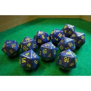  Speckled Twilight 20 Sided Dice Toys & Games