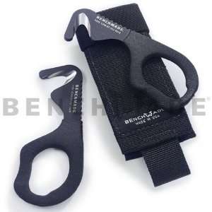  Benchmade Rescue Hook with Strap Cutter, Black Oxide 