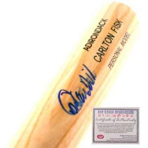   Fisk Autographed Mizuno Name Model Baseball Bat: Sports & Outdoors