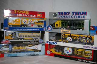   PITTSBURGH STEELERS Die cast Truck Trailer Collectibles 1998 TO 2000