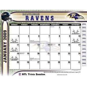    Baltimore Ravens NFL 22 x 17 Desk Calendar: Sports & Outdoors